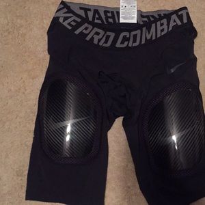 Nike Pro combat shorts with thighs pads